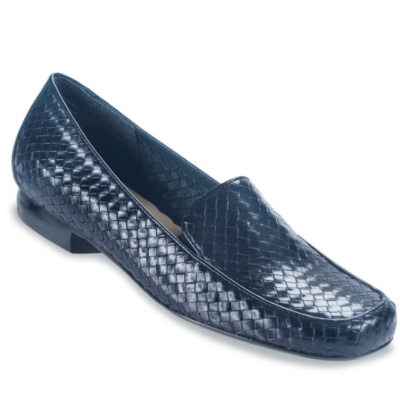 Trotters Women's 'Megan' Woven Loafers  navy w/d