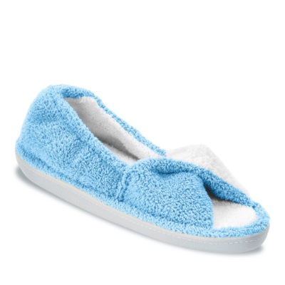 FootSmart Women's Jessica Ballerina Slippers  blue m/b