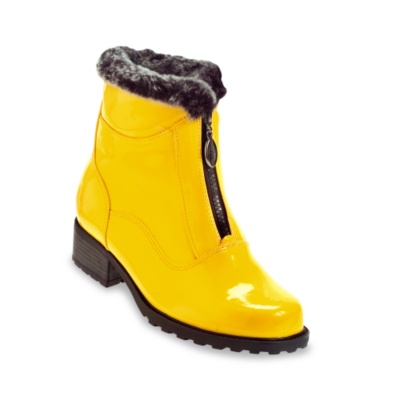 Trotters Women's 'Chill' Boots   yellow patent ww/2e