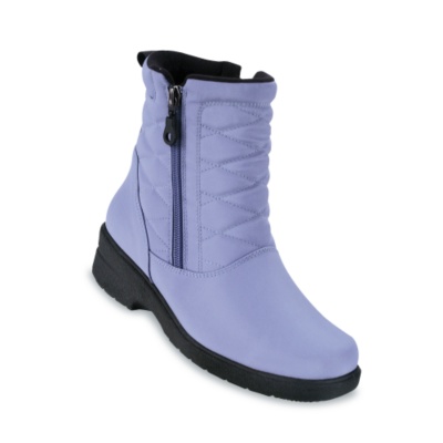 FootSmart Women's 'Rockies 2' Quilted Boots light blue w/d