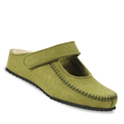 Haflinger Women's Anda Indoor & Outdoor Slippers  avocado