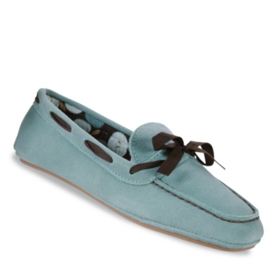 Daniel Green Women's Caramel Indoor Slippers  turquoise w/c