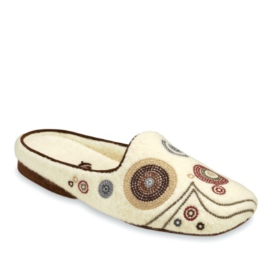 Acorn Women's Fiesta Indoor Slippers  ivory