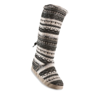 Mukluks Women's Fair Isle Turn-Cuff Slipper Socks - 71161