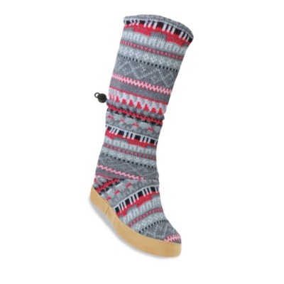 Mukluks Women's Fair Isle Turn-Cuff Slipper Socks - 71161