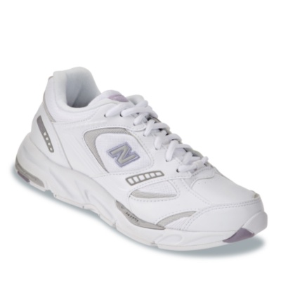 New Balance Women's 659 Tie Walking Shoes  white/lavender m/b