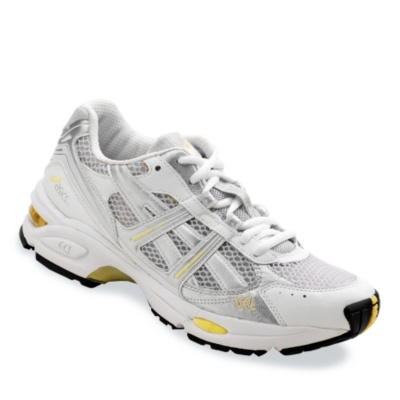 Asics Womens Gel-230 Walking Shoes  white/silver/lemon