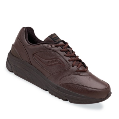 Saucony Mens ProGrid Stabil LE 4 Walking Shoes  brown m/d