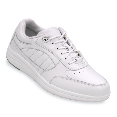 PW Minor Mens Performance Lace Walking Shoes  white m/d