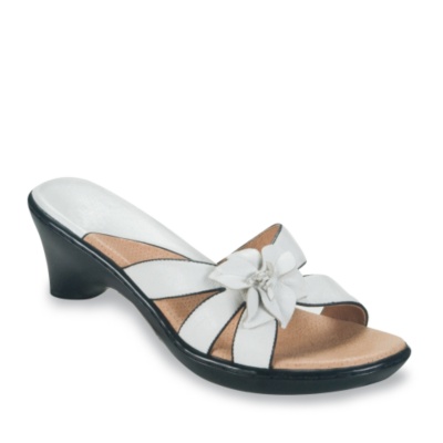 Sofft Women's Azaleia Slides  white w/d-e