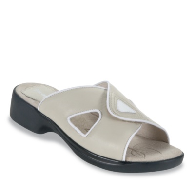 Propet Women's 'Capri Walker 2' Slides  beige/white m/b
