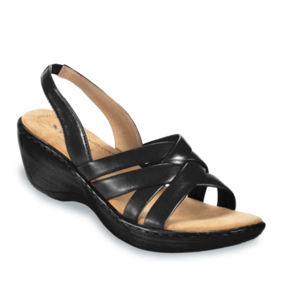 Softspots Women's Sylvi Sandals  black w/d-e
