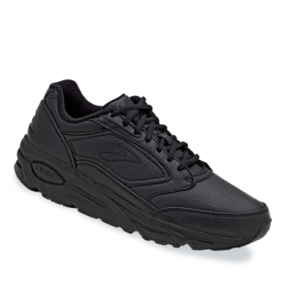 Brooks Mens Addiction Walker Tie Walking Shoes  black m/d