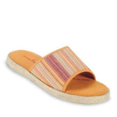 Daniel Green Women's 'Naples' Washable Slides  orange stripe m/b