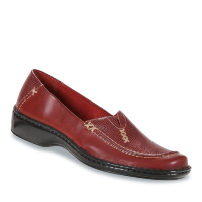 Women's Casual Shoes ~ Clarks Women's Margery Slip-Ons  red m/b