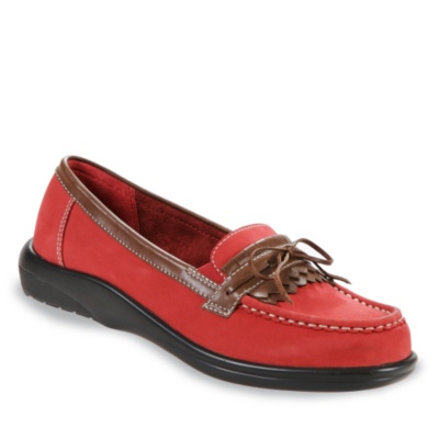 Khooshi Women's Felicity Loafers  red m/b