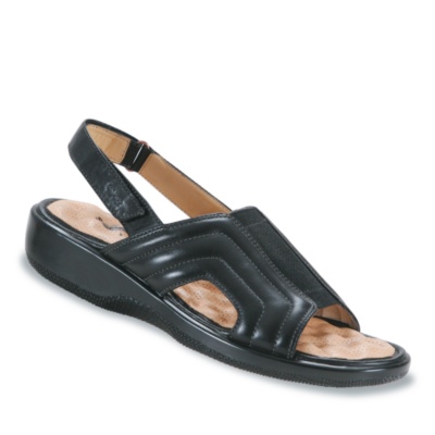 SoftWalk Womens Sunshine Sandals  black m/b
