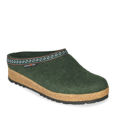 Haflinger Men’s / Women’s Boiled Wool Classic Grizzly Indoor / Outdoor Clogs - 71590