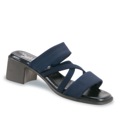 Spring Step Womens Diane Slides  navy