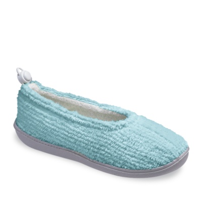 Chenille Women's Ballerina Slippers  island breeze w/d