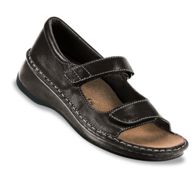 Kumfs Women's Marvel  Sandals  black ww/2e