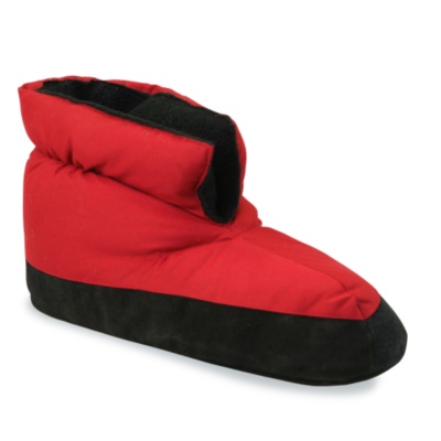 FootSmart Men's / Women's Down-Filled Bootie Slippers - 72109