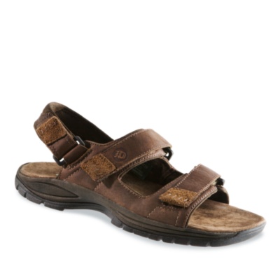 Dunham Mens 445 3-Strap Sandals

