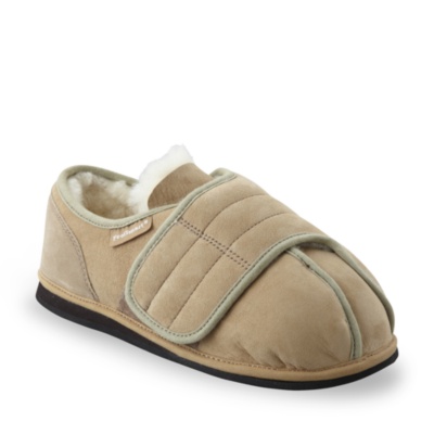 FootSmart Men's / Women's Genuine Sheepskin Wrap Slippers - 72149