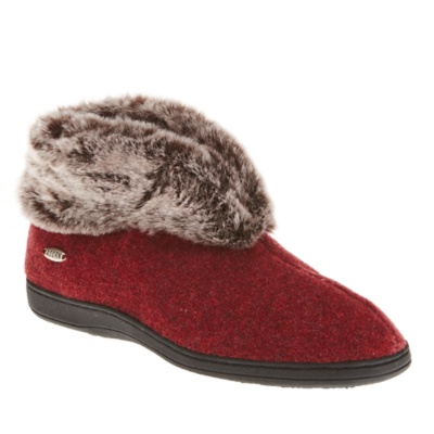 Acorn Women's Chinchilla Bootie Slippers - 72217