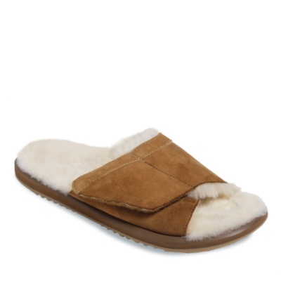 Moszkito Men’s Coast Fuzz Sheepskin Slippers - 72260