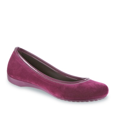 Crocs Women’s Lily Velvet Ballerina Flats - 73684