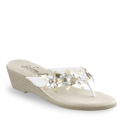 Island Hawaii Women's Star Flower Thong Sandals - 79194
