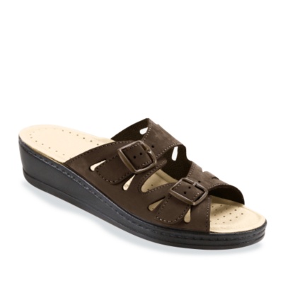 Fly Flot Women's 'Dana' Slides  tan nubuck