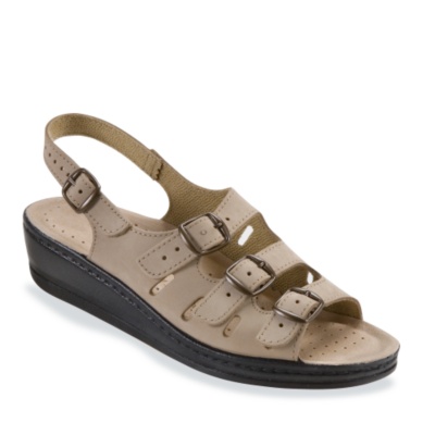 Fly Flot Women's 'Dale' Sandals  beige nubuck