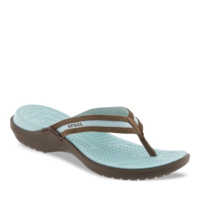 Crocs Women’s Capri Suede Thong Sandals - 85109