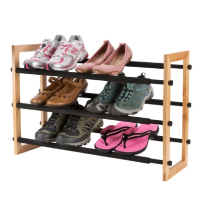 3-Tier Foam Grip Shoe Rack, Each - 90134