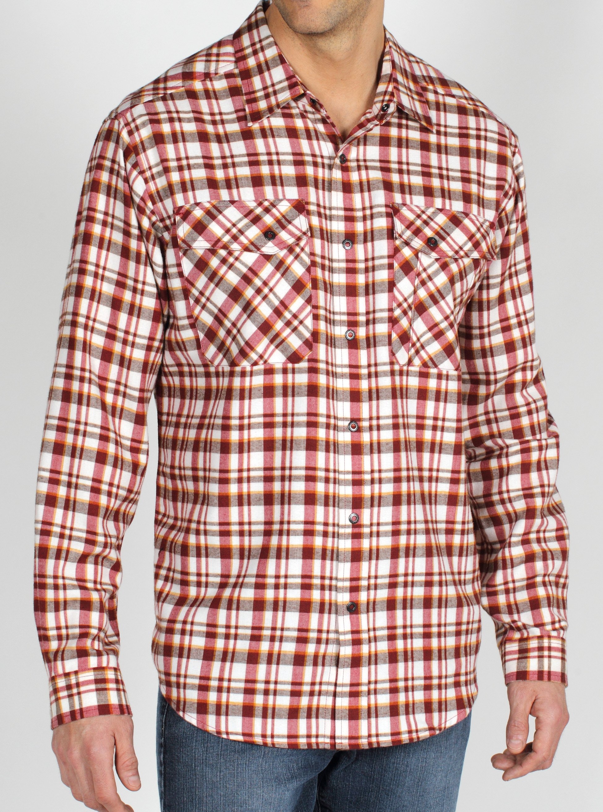 The Roughian Plaid Flannel puts a classic rugged look in a lived-in style. ...