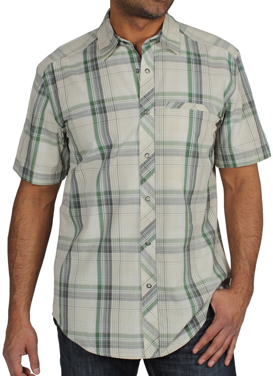 M ROUGHIAN MACRO PLAID S/S