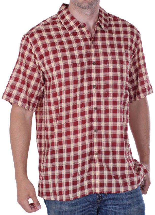 M NTN PLAID S/S