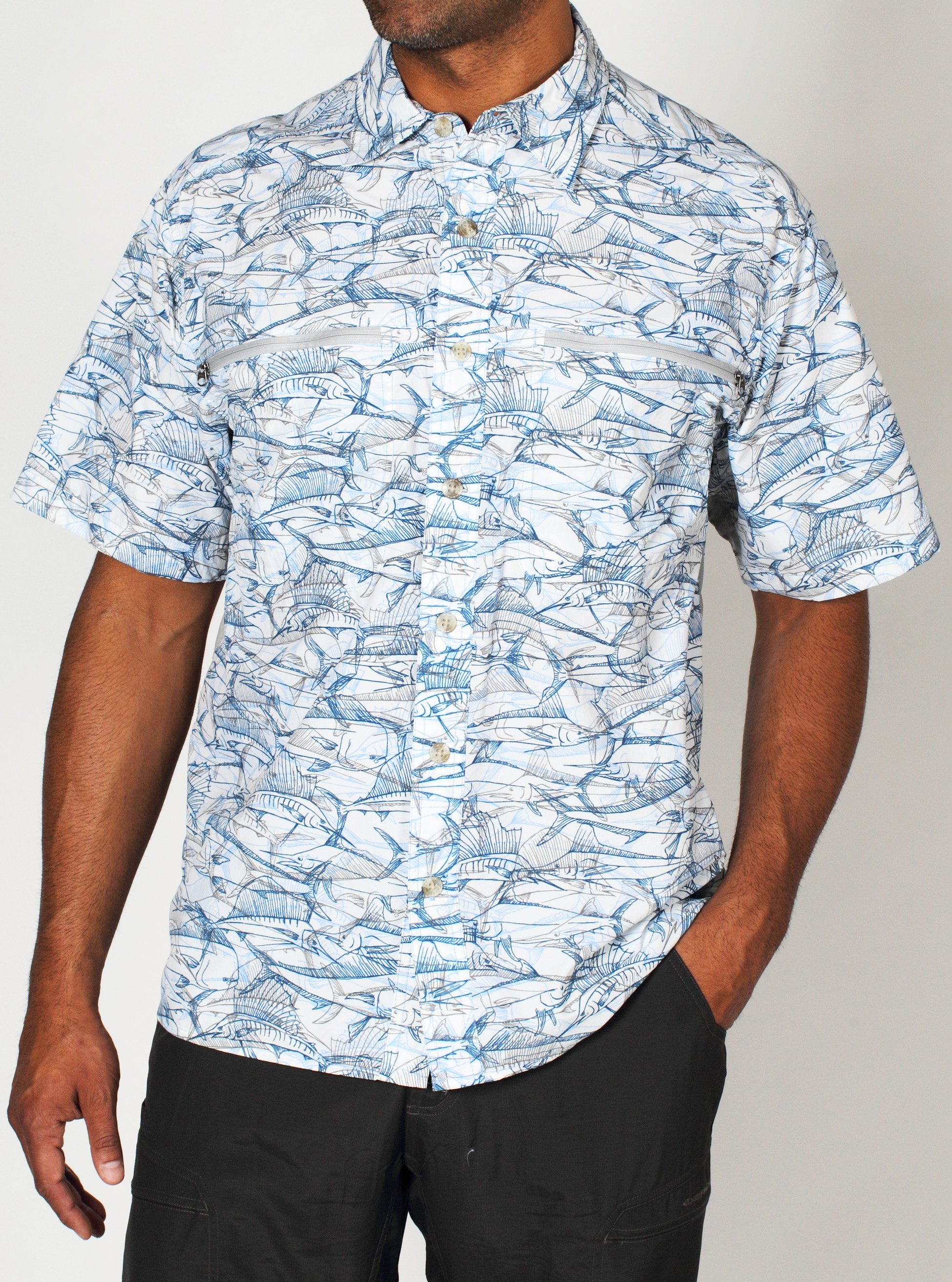 The Triad is the perfect shirt for the deep water fisherman. It features ...