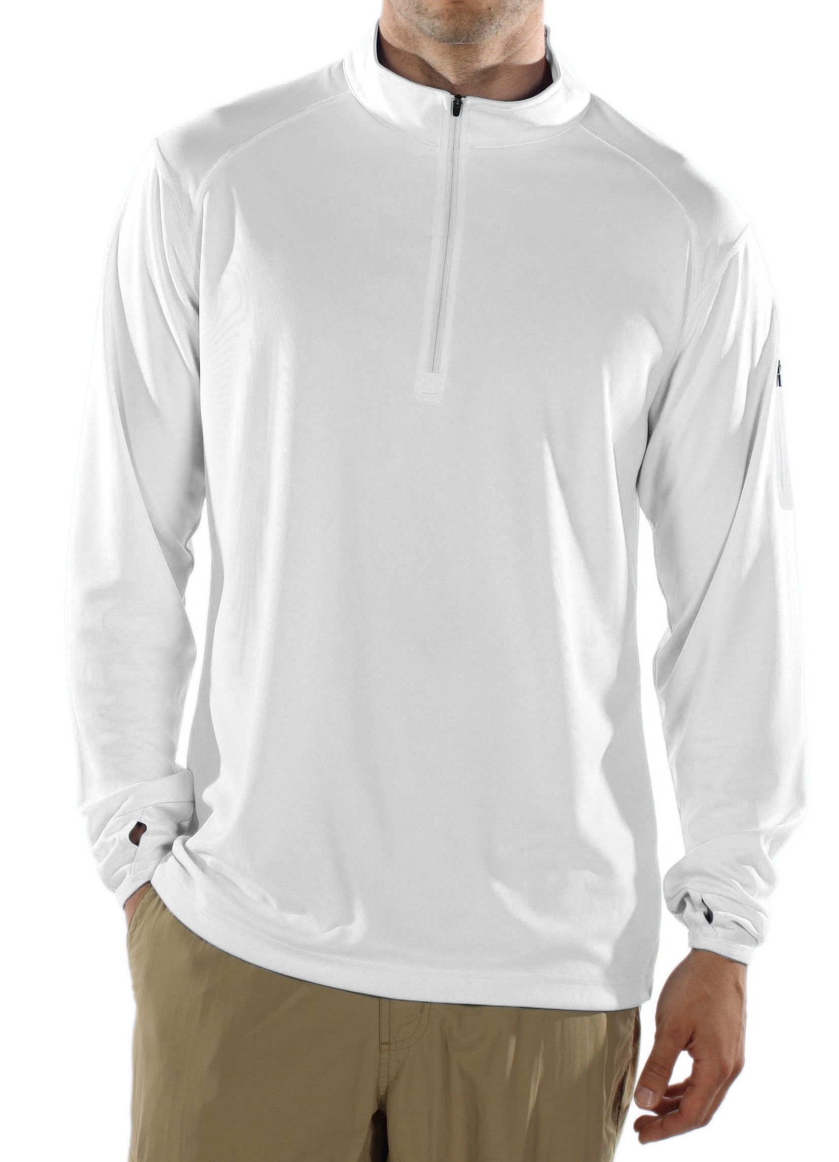 Men's Sol Cool™ Tech 1/4 Zip Long-Sleeve Tee