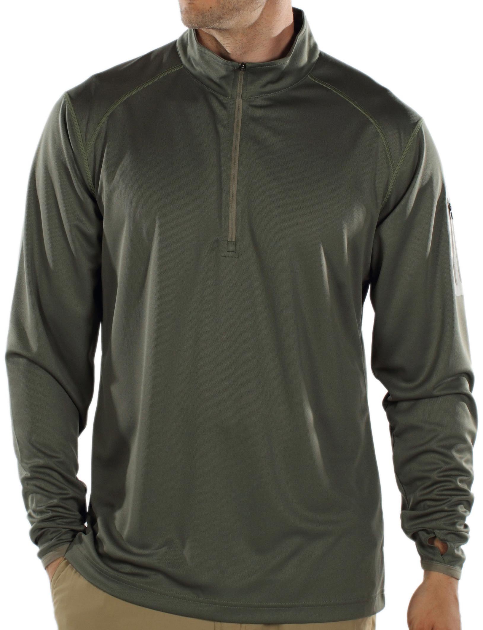 M Sol Cool TECH 1/4 ZIP L/S