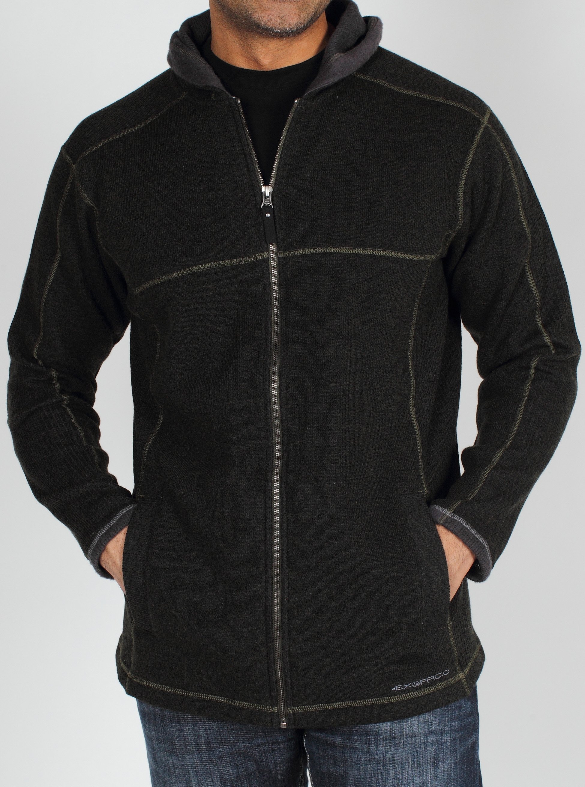 Get stylish and warm at the same time with the wool blend Roughian Hooded ...