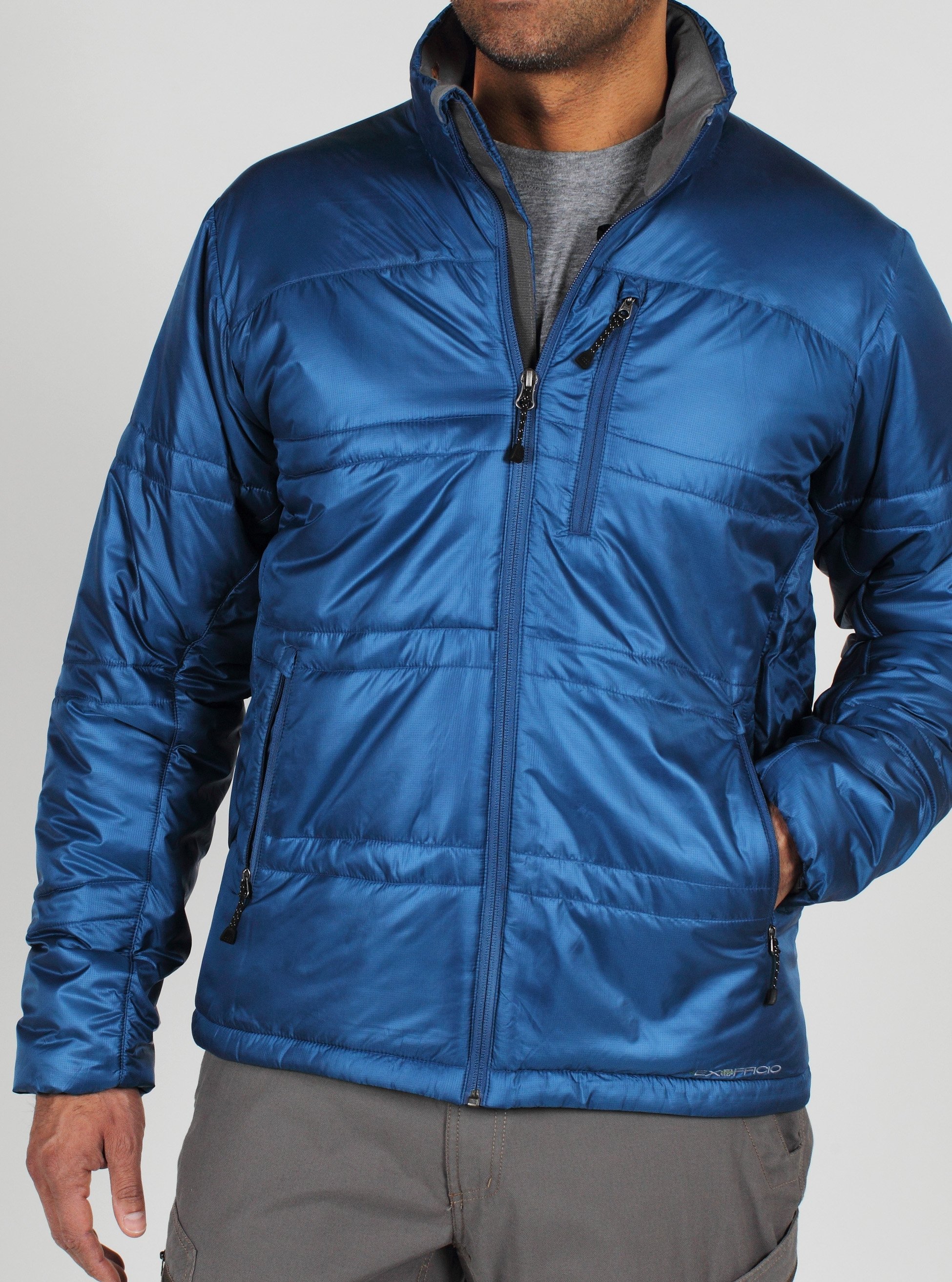 From jacket to pillow before take-off. Insulated with Primaloft® Sport, which...