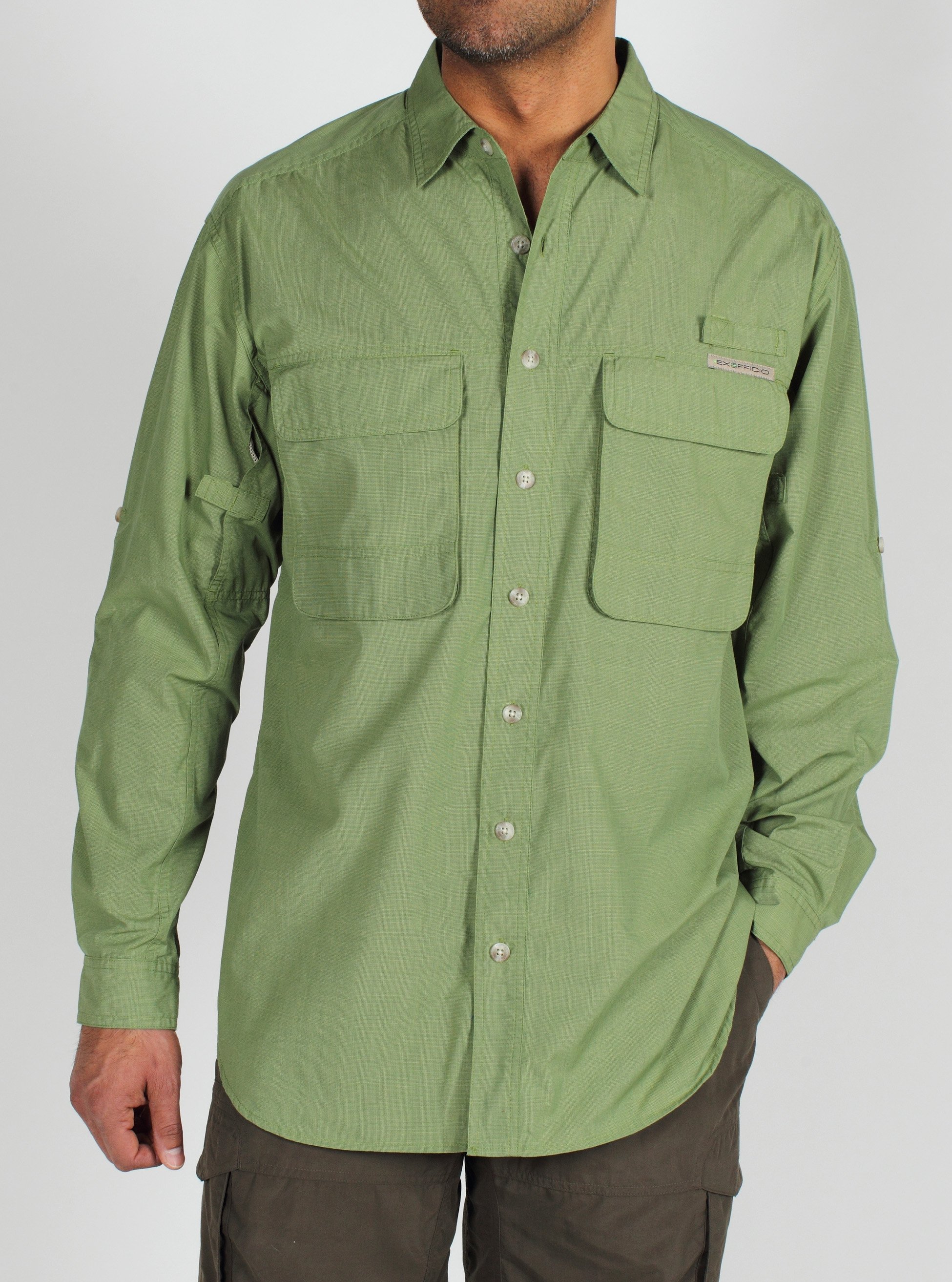 The BugsAway Baja Shirt has a UPF 30+ rating and has adjustable mesh ...