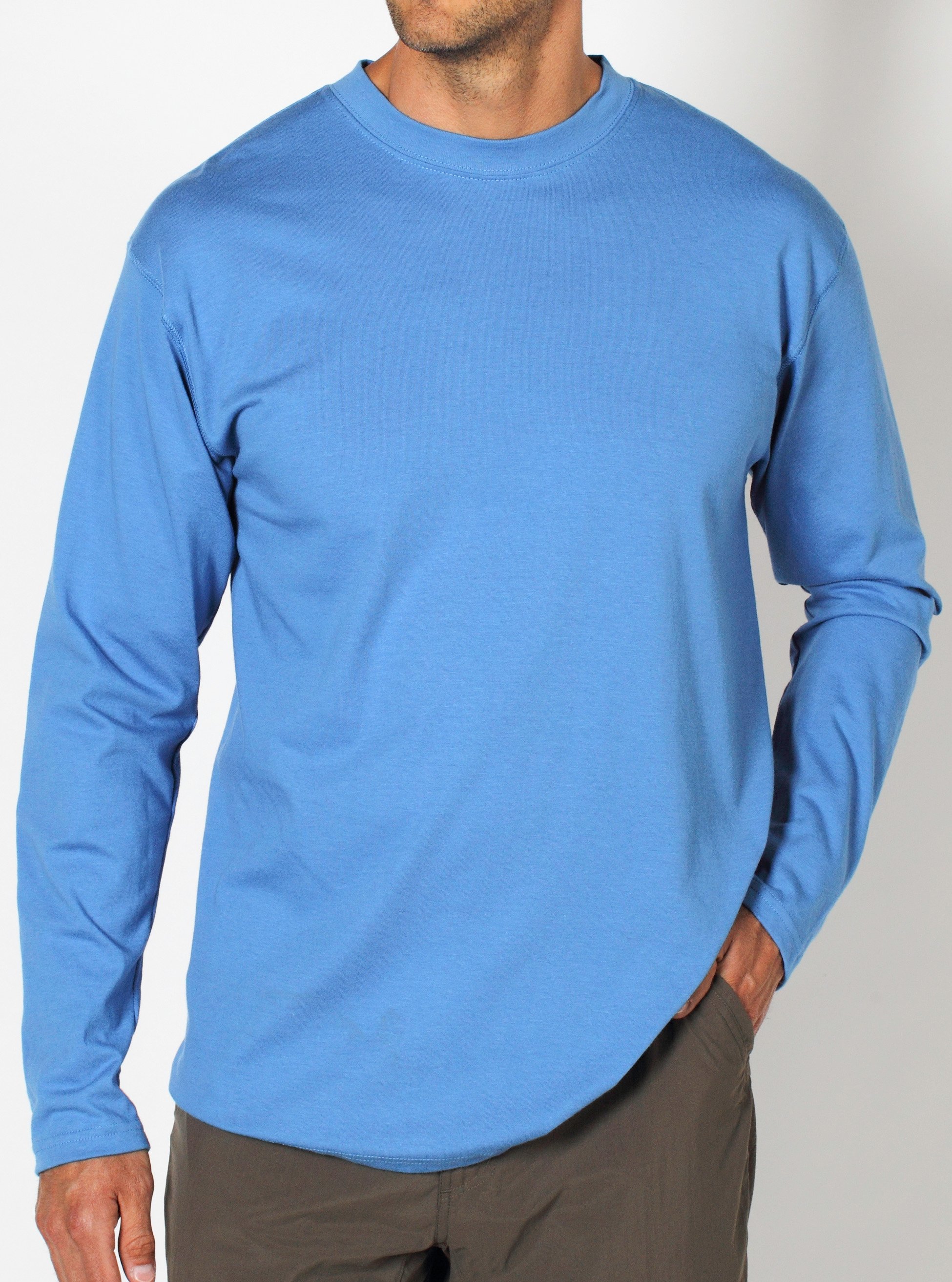 The BugsAway Chas’r Crew Tee provides sun protection with a UPF 30+ rating, ...