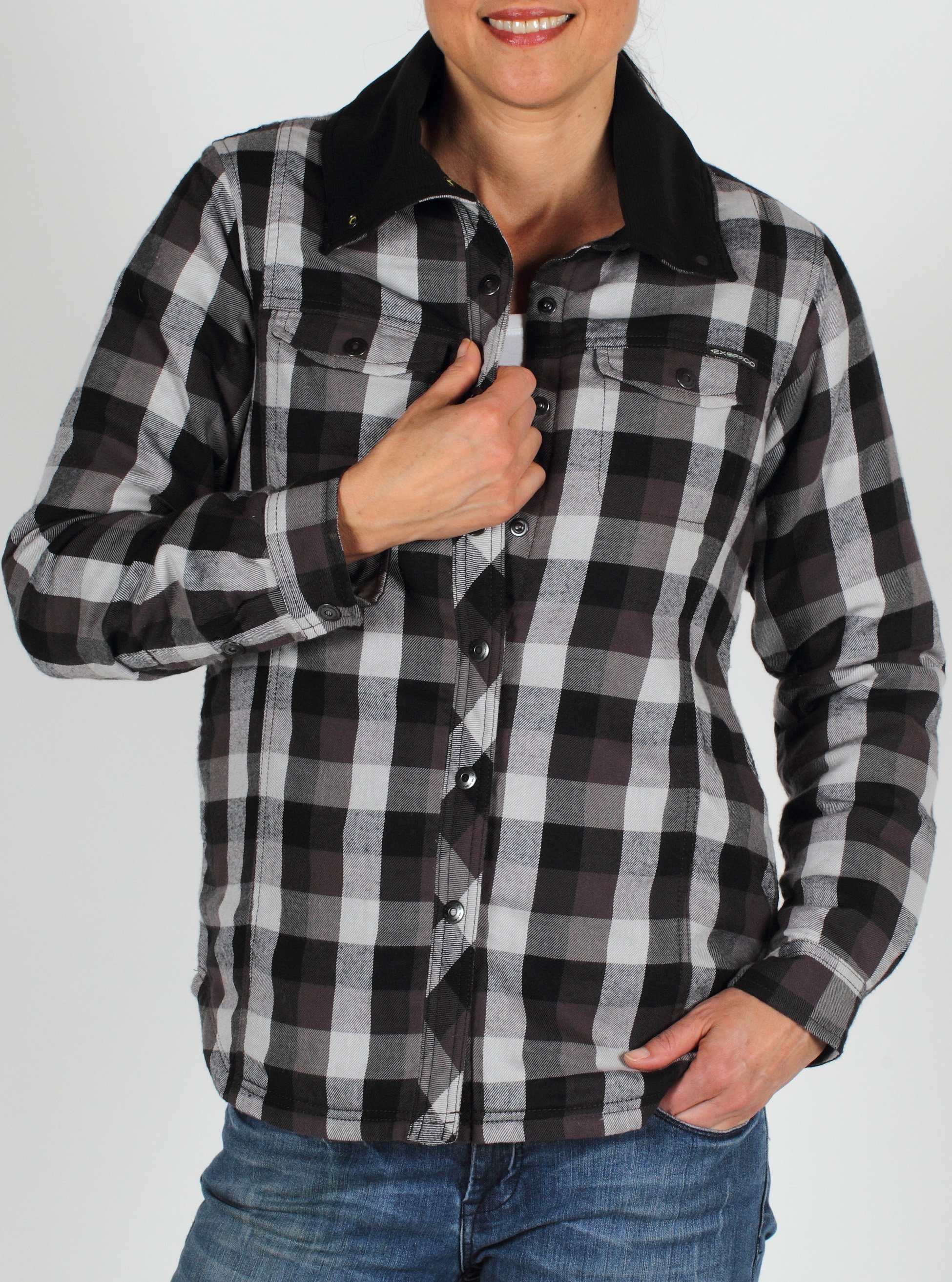 The Women's Pocatello Jacket features the same stylish plaid as the Pocatello...
