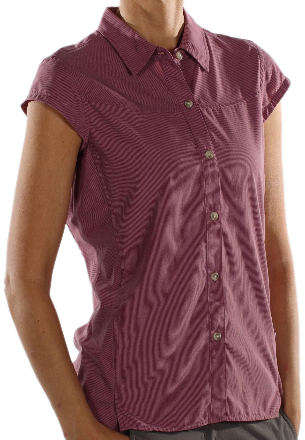 The sun protective Dryflylite offers moisture wicking and wrinkle resistance ...