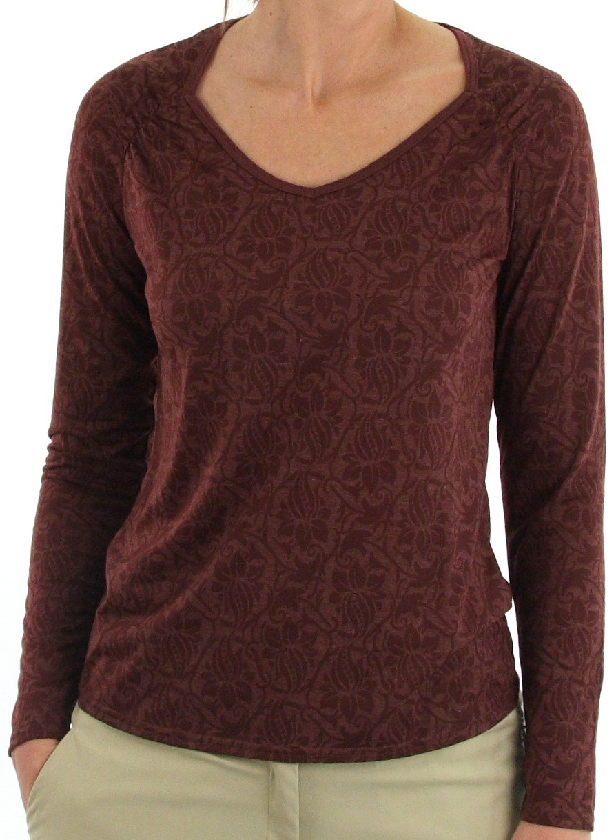 This techy tee will stay as fresh as its flowery print. The aZa Henley's ...