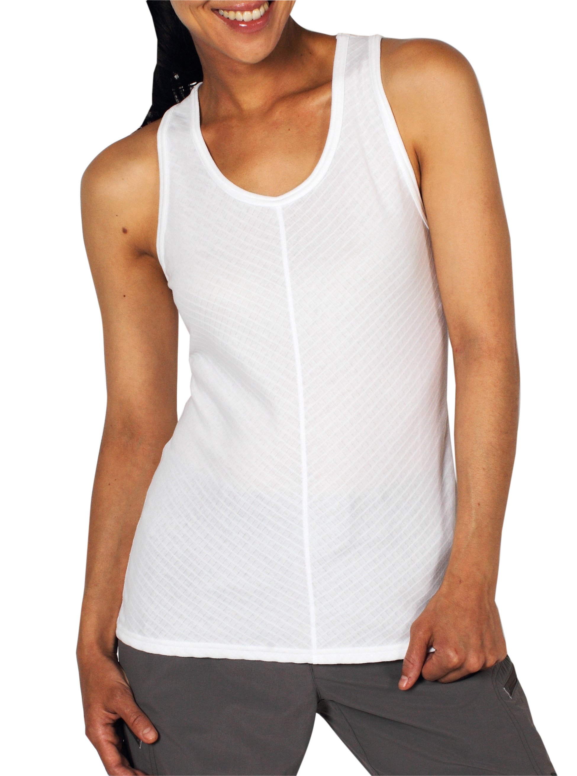 The ExO Dri Lattice Tank is a performance shirt with a stylish look, and ...